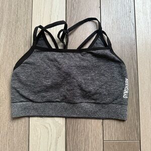 Gymshark Gray Sports Bra Seamless Medium Support